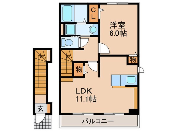 レゴリスⅠの物件間取画像